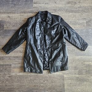 Kathy Ireland Genuine Leather Jacket Women Large